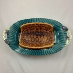 French Creil et Montereau Basket Asparagus Server c.1890